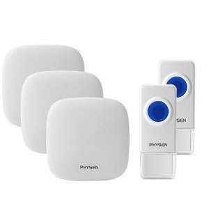 Wireless-Doorbell-PHYSEN-H1-Waterproof no 2 best weatherproof wireless doorbell