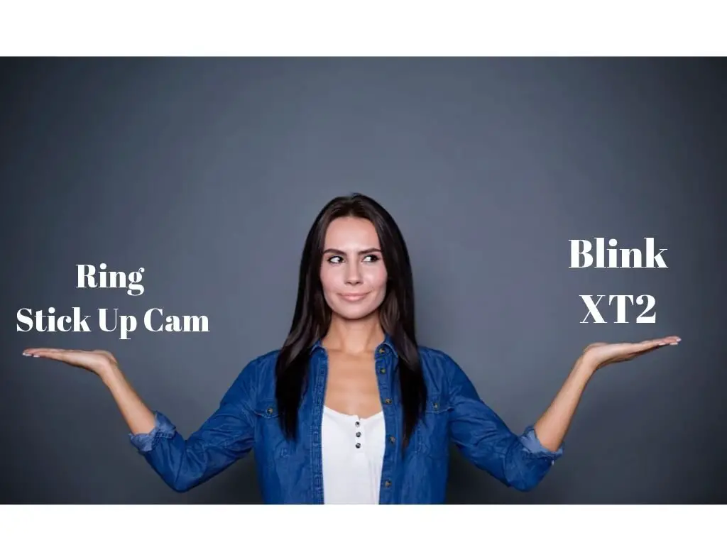 Ring Stick Up Cam v Blink XT2