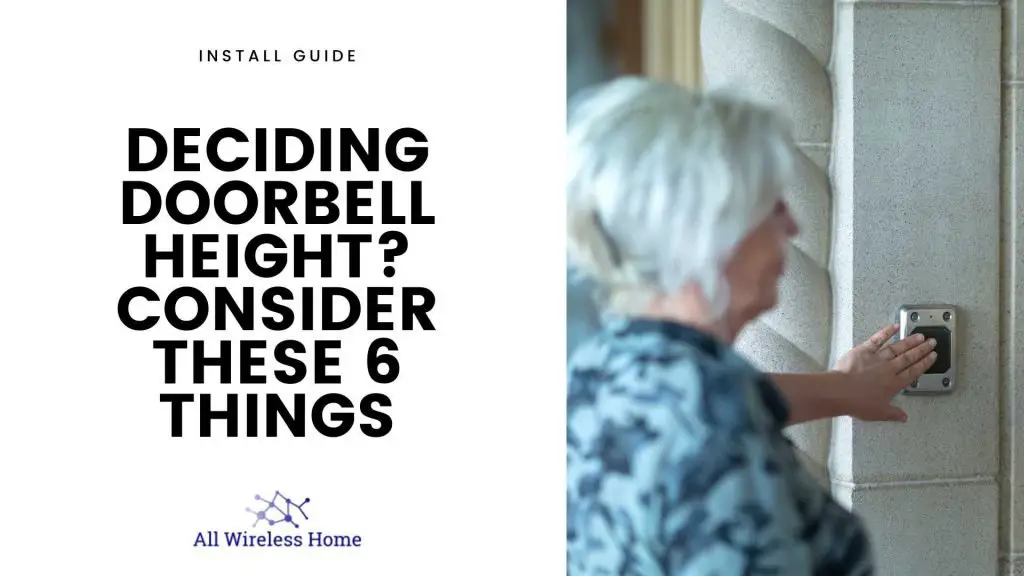 Deciding Doorbell Height